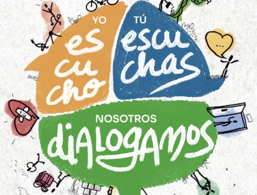 Lema Yo escucho Tu escuchas Nosotros Dialogamos 2026-27 Claretianas