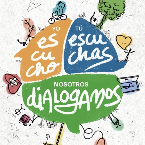 Lema Yo escucho Tu escuchas Nosotros Dialogamos 2026-27 Claretianas